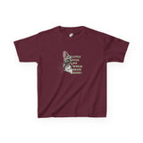 Kids Tee — "Little Fish. Big World. Brave Heart." Flounder Graphic