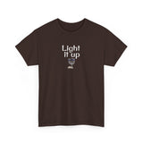 Light it Up Unisex Tee - Mouse Toy Menorah Design