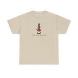 Red Spores Car Unisex Heavy Cotton Tee featuring Flounder and Mouse Toy on the Magical Mushroom