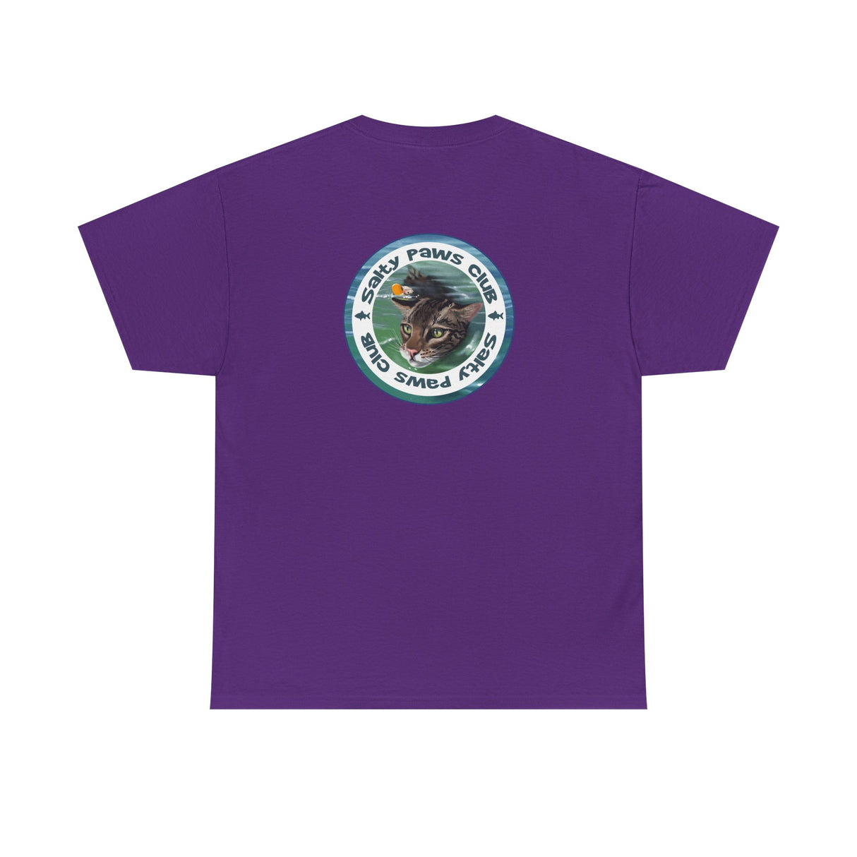 Salty Paws Club Tee — Flounder the Purrmaid & Life‑Vest Mouse Toy Shirt