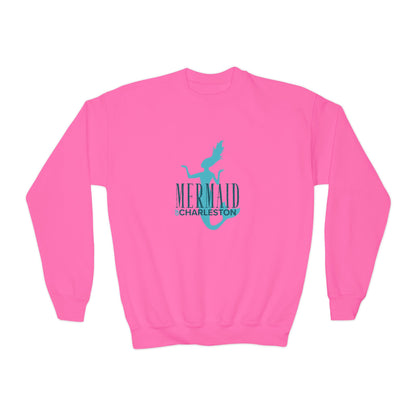 Youth Mermaid of Charleston Sweatshirt - Cozy Cotton-Poly Blend