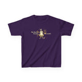 Kids Heavy Cotton™ Tee - Bravery Tutu design featuring Flounder with Mouse Toy by her side