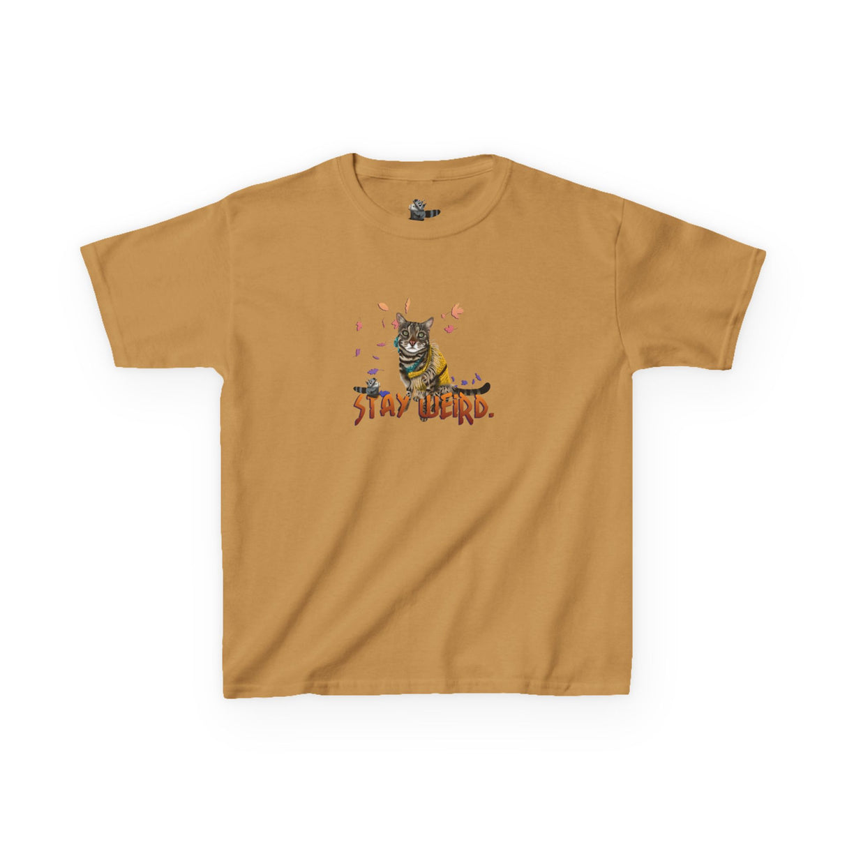 Stay Weird Flocahontas Kids T-Shirt — Hand-Drawn Character Tee