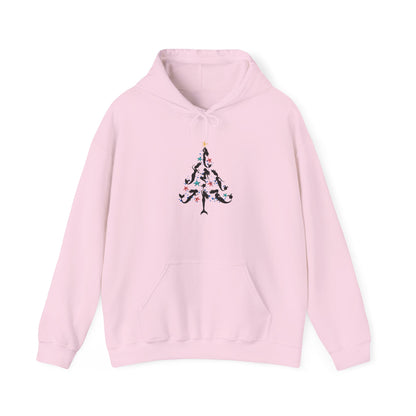 Mermaid Christmas Tree Hoodie – Festive & Cozy Holiday Sweatshirt