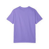 Purr-lunge Unisex T-shirt with Flounder the Purrmaid Design