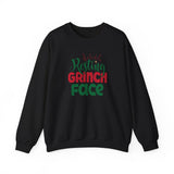 Holiday Resting Grinch Face Sweatshirt