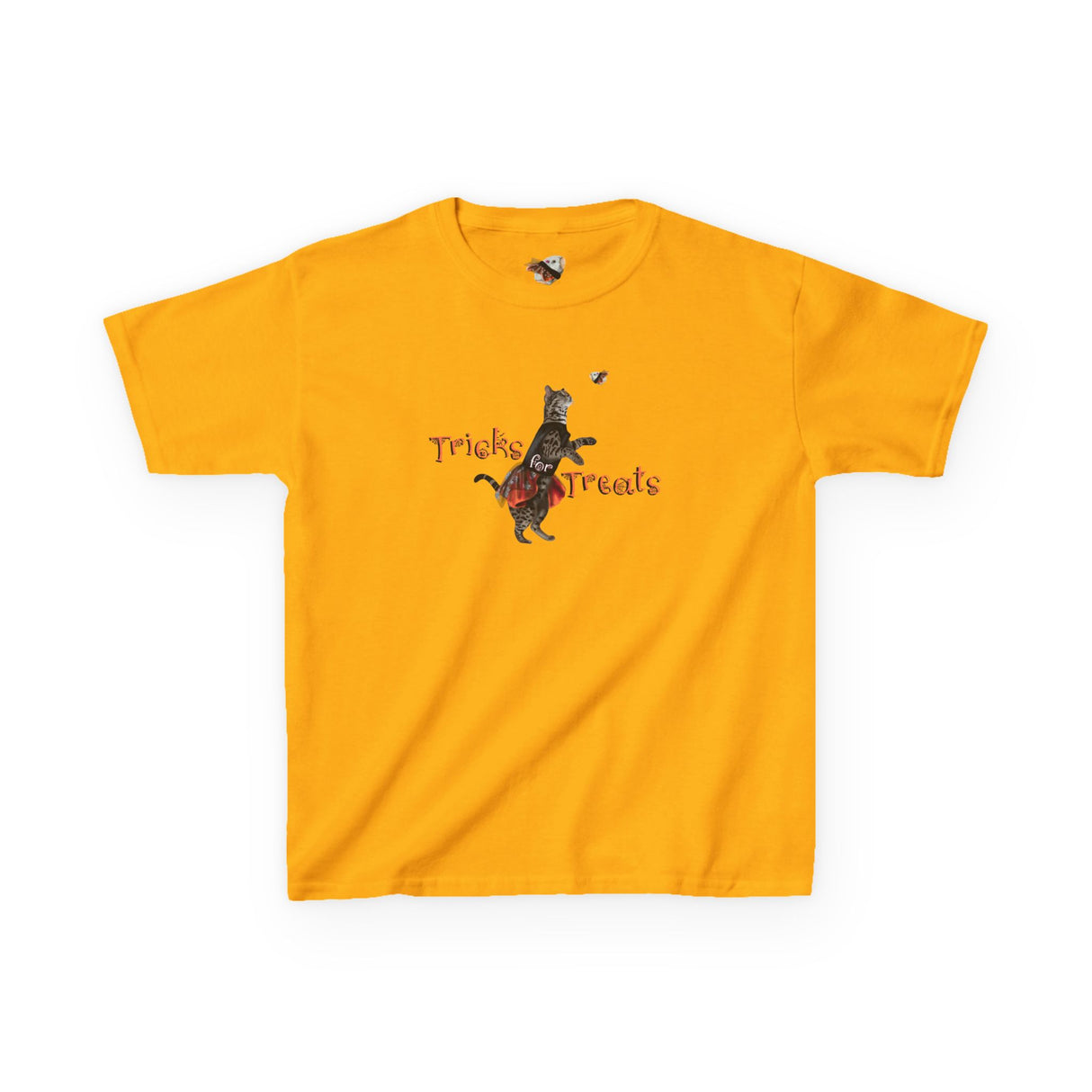 Kids Tee — "Tricks for Treats" Flounder Halloween Ballet Tee