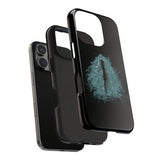 Fish at Heart Flounder Purrmaid Phone Case — Hand-Drawn Nautical Cat Design