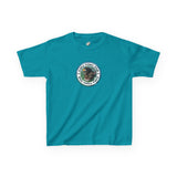 Kids Tee — "Salty Paws Club" Purrmaid Flounder & Life‑Vest Mouse Toy
