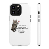 Flounder the Talking Cat Wine Glass Phone Case – "II just want to drink all the mom water"