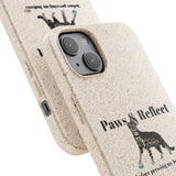 Phone Case - Paws and Reflect Biodegradable Case featuring Flounder the Purrmaid by Nina