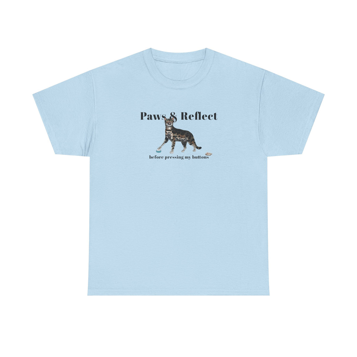 Purrmaid Tee with 'Paws and Reflect' Design