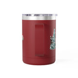Coffee Mug Tumbler - Christmas Tree Hugger Design