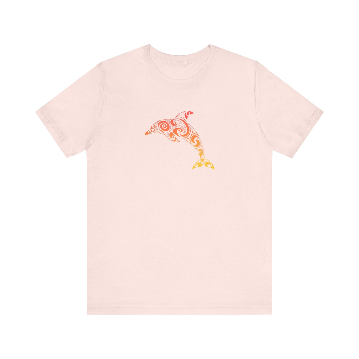 Adult Tribal Dolphin Tee - Bella+Canvas Shirt