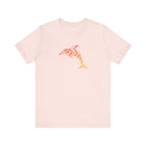 Adult Tribal Dolphin Tee - Bella+Canvas Shirt