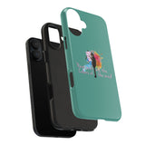 Tough Phone Case — "paint with all the colors of the wind" Flounder the Purrcasso Art