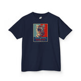 Kids 'Vote Fish 2028' Tee — Funny Flounder Purrmaid Political Campaign Shirt