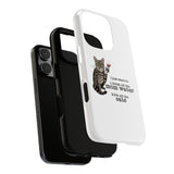 Flounder the Talking Cat Wine Glass Phone Case – "II just want to drink all the mom water"