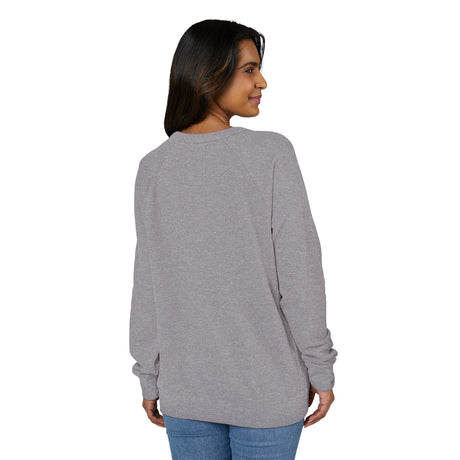 Stay Weird Flocahontas Crewneck — Hand-Drawn Graphic Raglan Sweatshirt