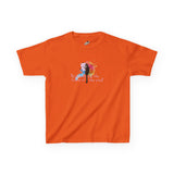 Kids Tee — “Paint With All The Colors Of The Wind” Flounder the Purrcasso Kids T-Shirt