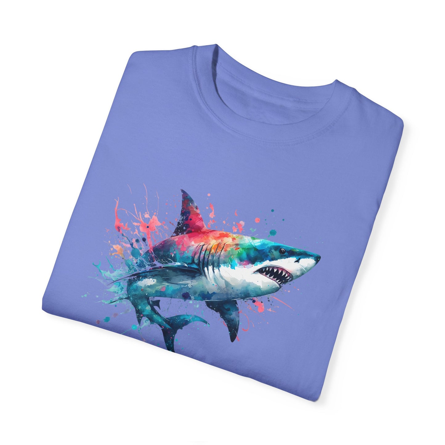 Colorful Great White Shark Unisex T-Shirt