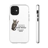 Flounder the Talking Cat Wine Glass Phone Case – "II just want to drink all the mom water"