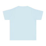 Youth Tee - Just Roll with it Flounder the Purrmaid Skateboard Design by Nina