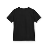 Kids Tee — “Paint With All The Colors Of The Wind” Flounder the Purrcasso Kids T-Shirt