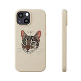 Flounder Cat UGH Biodegradable Phone Case – Eco-Friendly Protection with Personality
