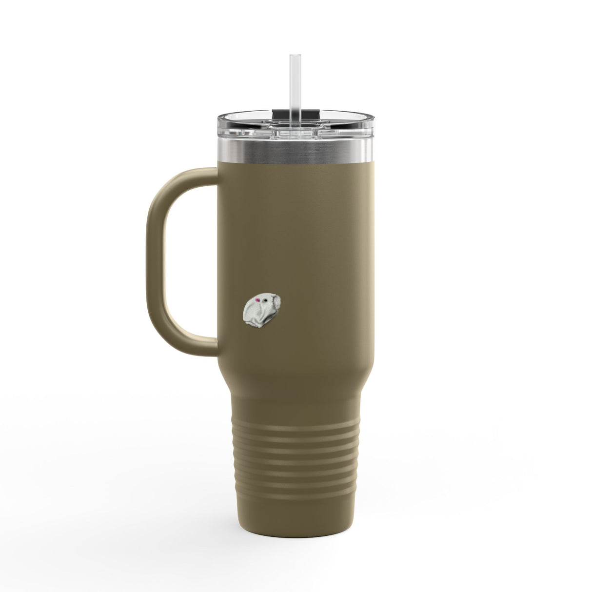 Insulated Travel Mug — "Competitive Rester" Flounder Design (40oz)