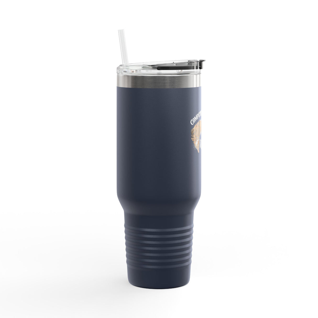 Insulated Travel Mug — "Competitive Rester" Flounder Design (40oz)