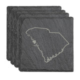 South Carolina Slate Coasters - Set of 4 - 17 design options