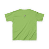 Kids Tee - Treble Maker Design Hand Drawn by Flounder's Mom, Nina Featuring Flounder the Purrmaid Playing Piano for Mouse Toy