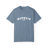 Mermaid Collegiate Lettering Comfort Colors T-shirt, Graphic Shirt, Ocean Lover Gift, Beach Apparel