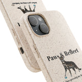 Phone Case - Paws and Reflect Biodegradable Case featuring Flounder the Purrmaid by Nina