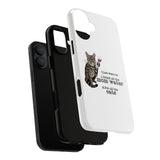 Flounder the Talking Cat Wine Glass Phone Case – "II just want to drink all the mom water"