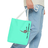 Tote Bag - Purr-lunge Design featuring Flounder the Purrmaid