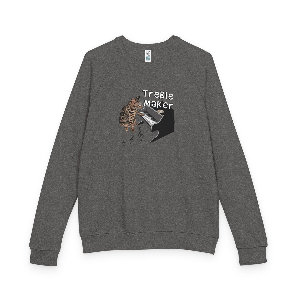 Raglan Sweatshirt Treble Maker Flounder the Purrmaid
