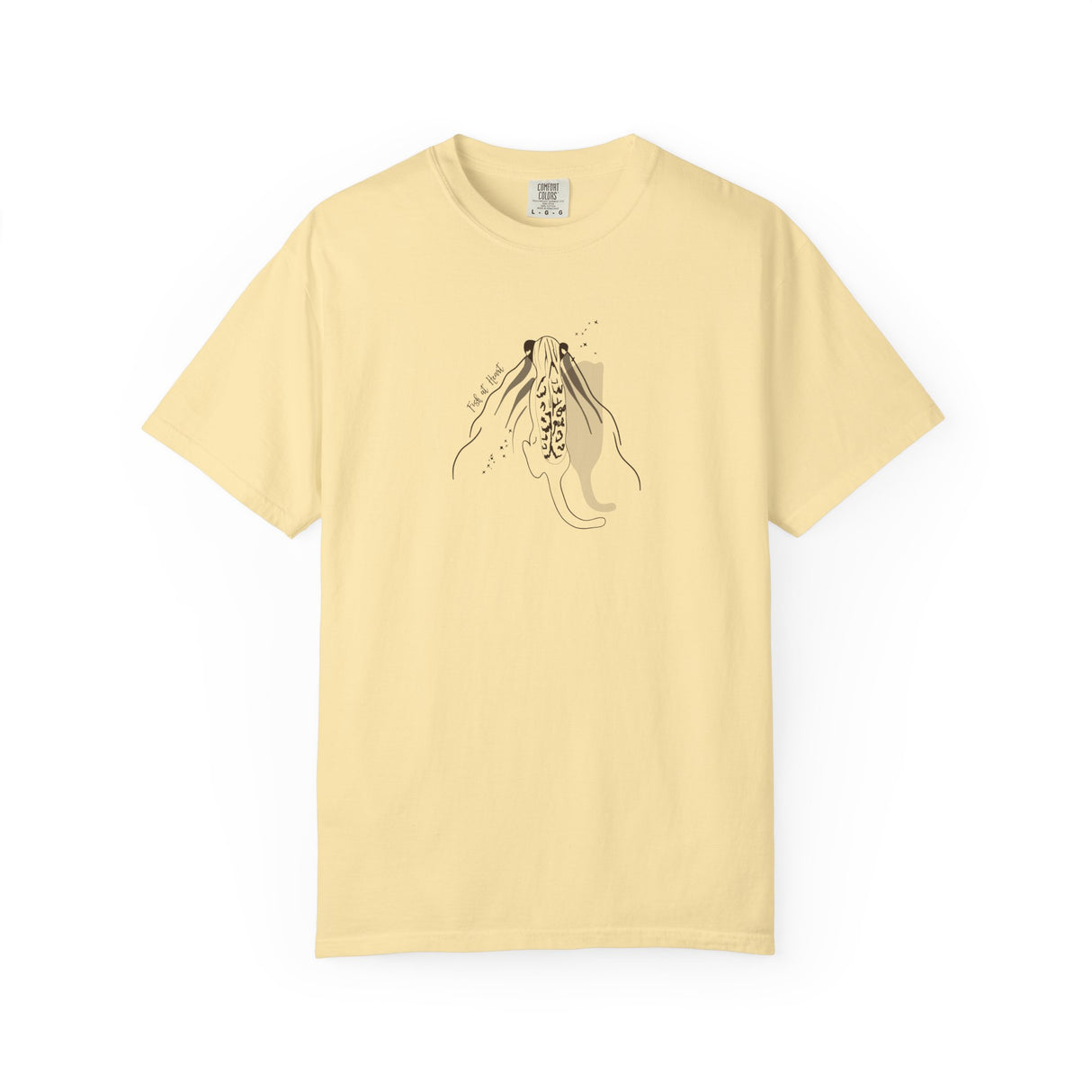 T-Shirt - Fish at Heart with Flounder the Purrmaid Design