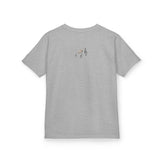 Kids Tee - Treble Maker Design Hand Drawn by Flounder's Mom, Nina Featuring Flounder the Purrmaid Playing Piano for Mouse Toy