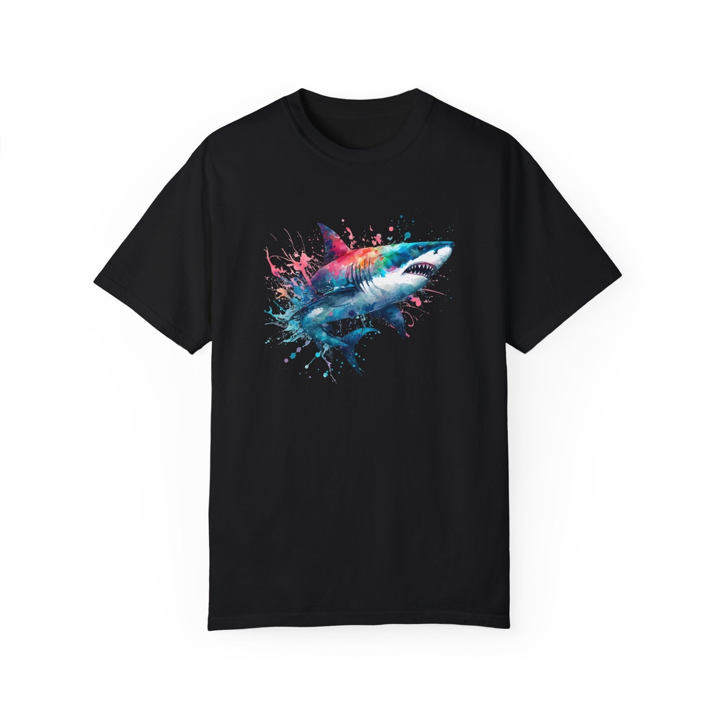 Colorful Great White Shark Unisex T-Shirt