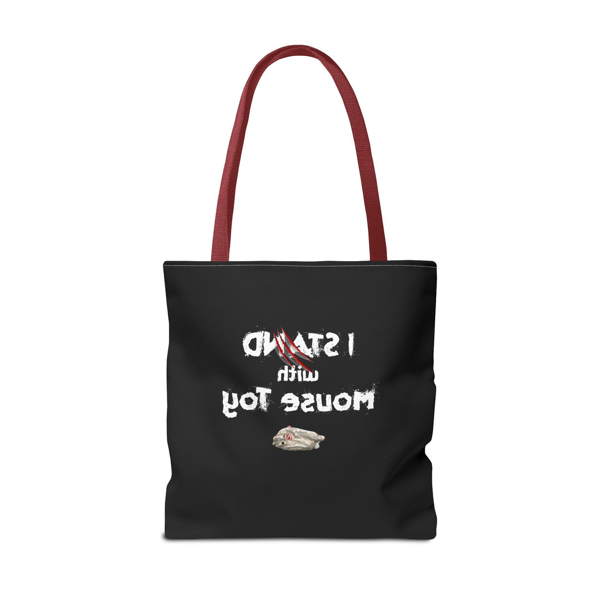 Mouse Toy Tote Bag - Hand Drawn Design by Nina