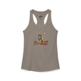 Stay Weird Flocahontas & Mouse Toy Racerback Tank