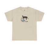 I Said What I Said Flounder Graphic Tee — Hand-Drawn Talking Pet Buttons