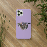 Flounder Cat - Don't Stress Meowt Biodegradable Phone Case – Eco-Friendly & Stylish