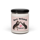 Best Friends Forever Soy Candle — 9oz Scented Candle with Fiki & Flounder High-Five Design