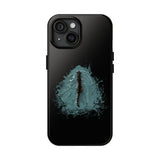Fish at Heart Flounder Purrmaid Phone Case — Hand-Drawn Nautical Cat Design