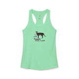 I Said What I Said Tank — Flounder Talking Pet Buttons Racerback Tank