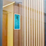 Vinyl Sticker - Purrmaid Painting with Flounder