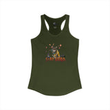 Stay Weird Flocahontas & Mouse Toy Racerback Tank